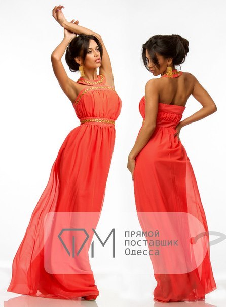 греческое платье Фабрика Моды
