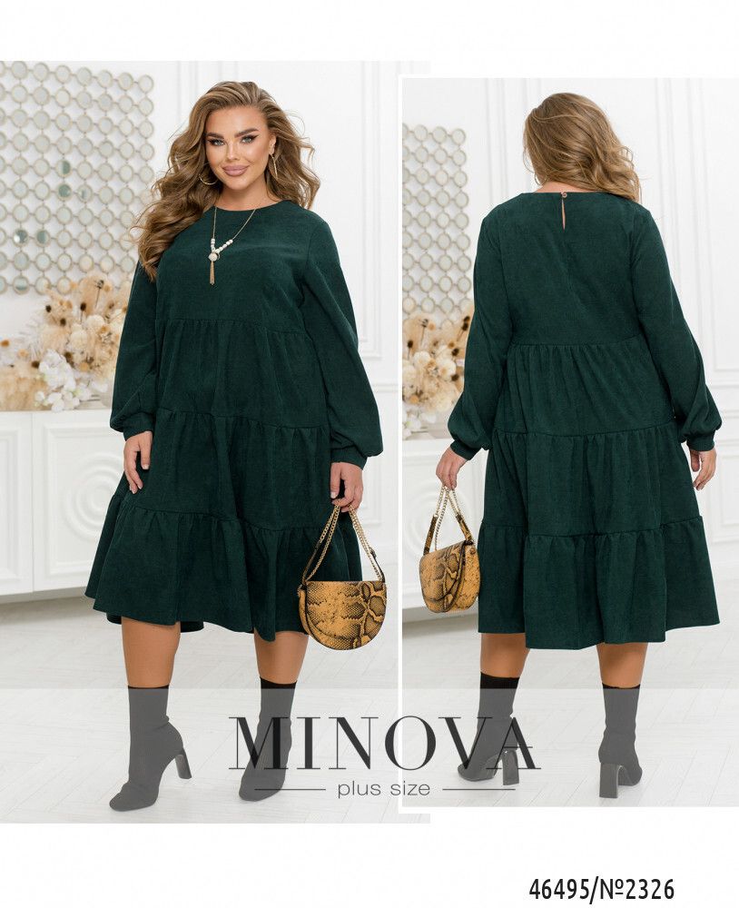 Платье 2326-зеленый Minova