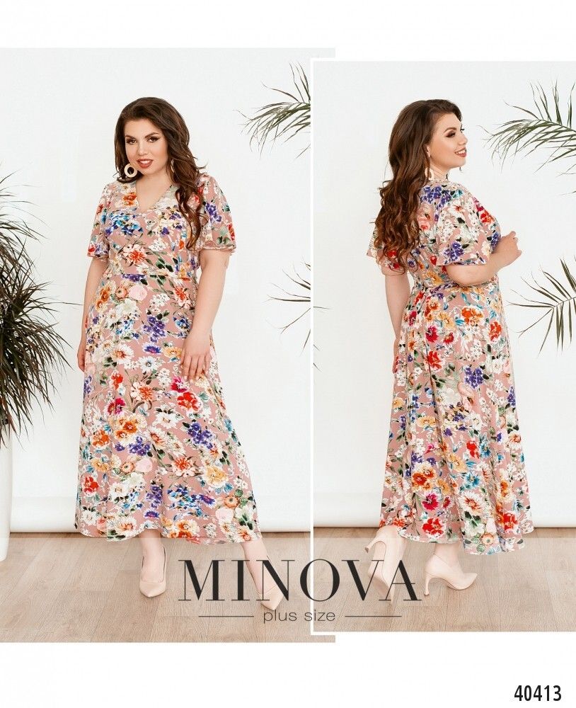 Платье 434Б-Бежевый Minova