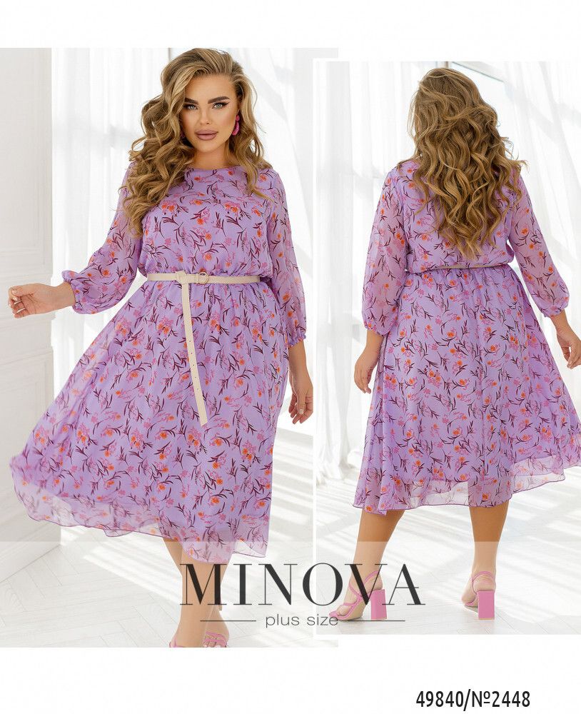 Платье 2448-сиреневый Minova