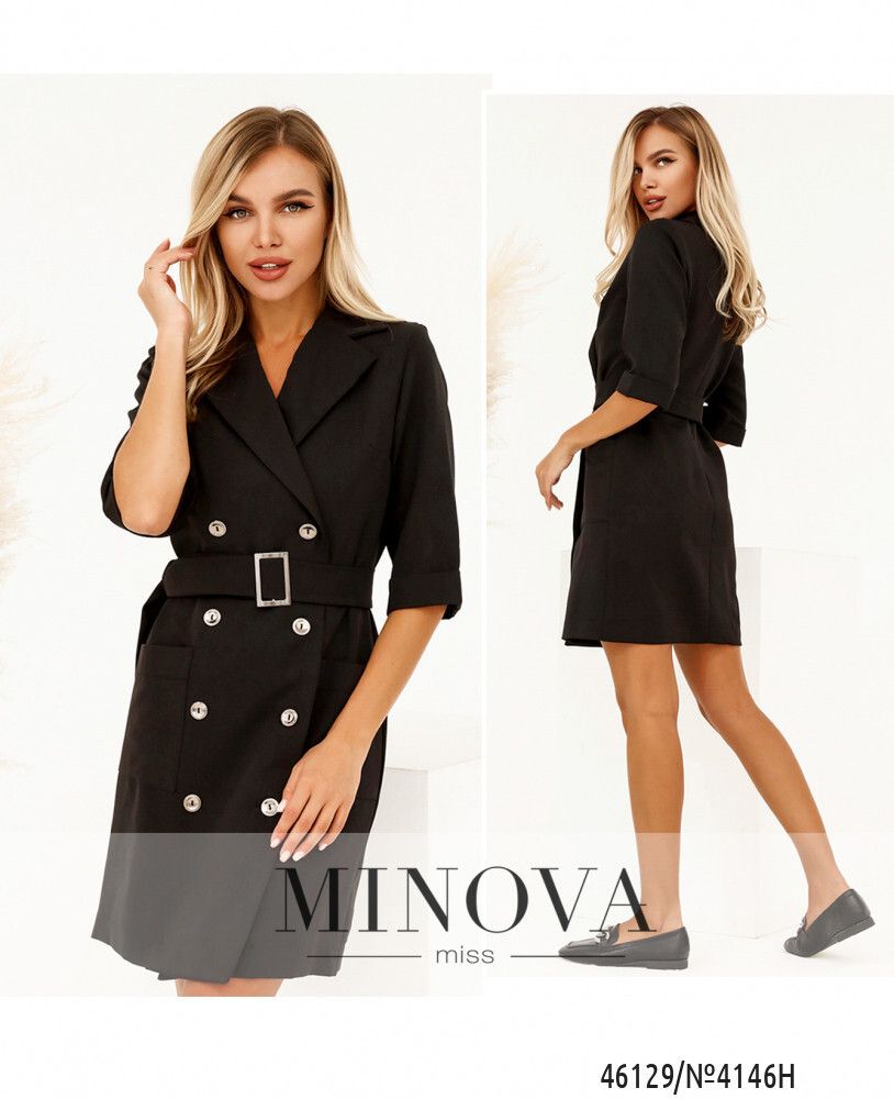 Платье 4146Н-чёрный Minova