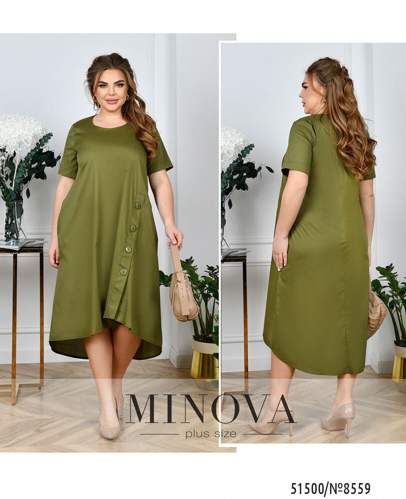 Платье 8559-хаки Minova