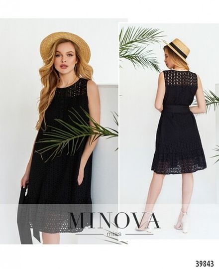 Платье 3146-черный Minova Фото 1