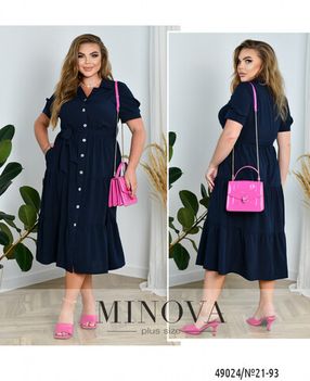 Платье 21-93-синий Minova Фото 1