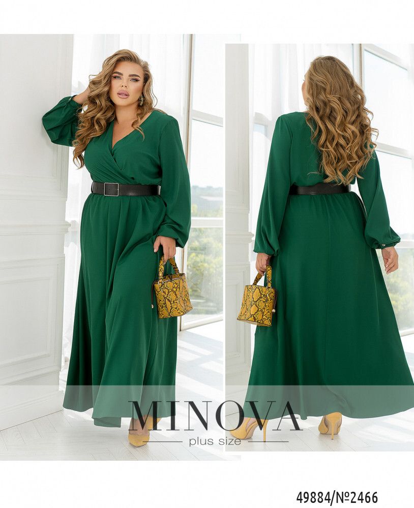 Платье 2466-зеленый Minova
