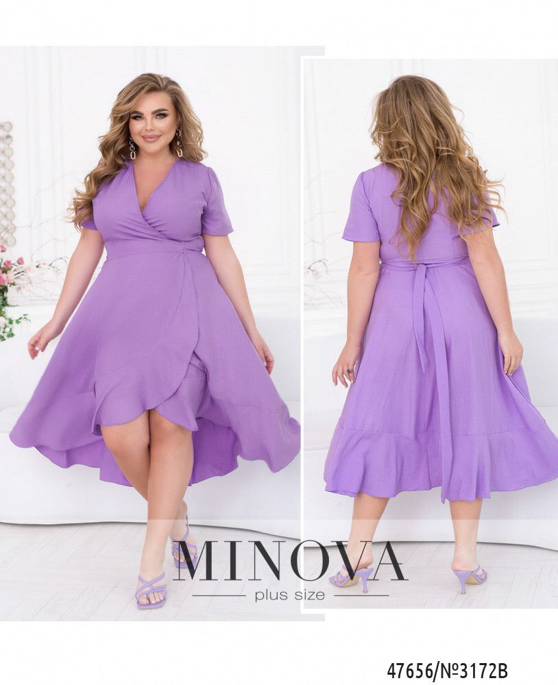 Платье 3172B-лиловый Minova