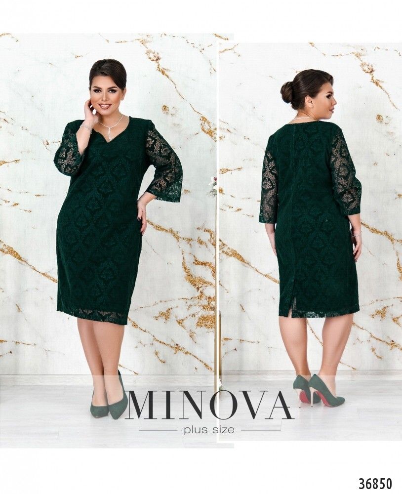 Платье 151Б-зеленый Minova