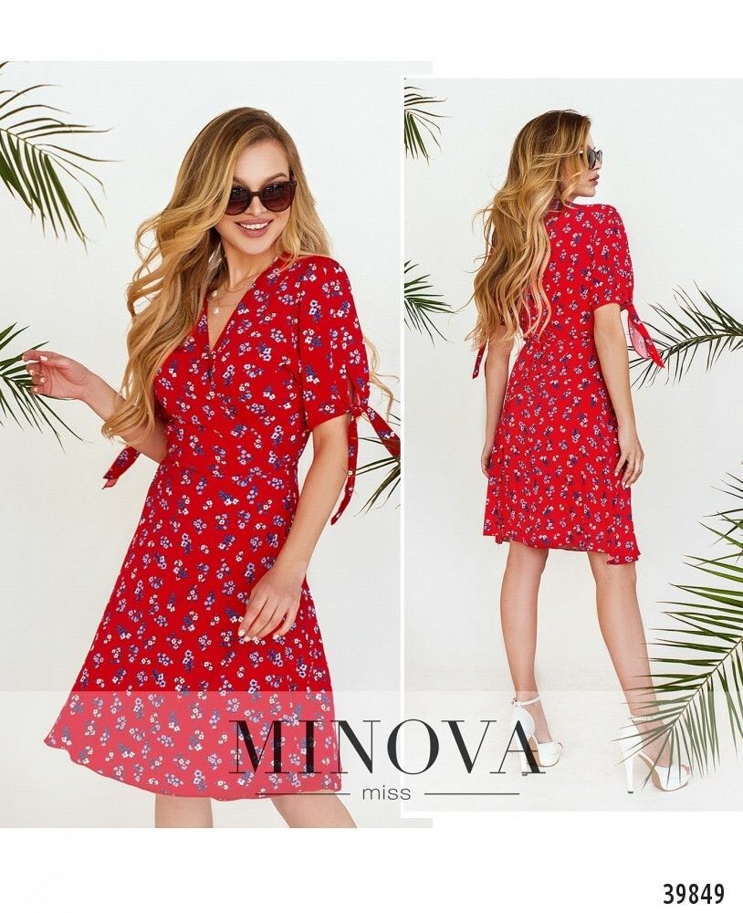 Платье 3149-красный Minova