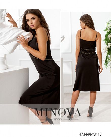 Платье 3110-черный Minova Фото 1