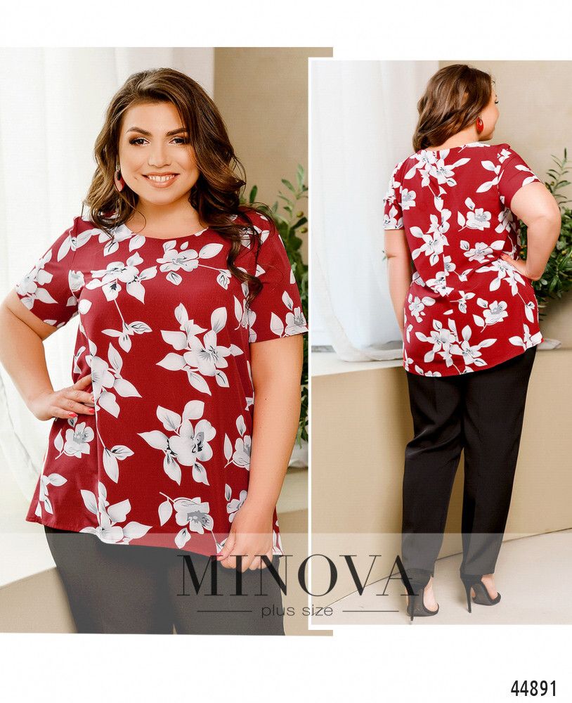 Блуза 2258-красный Minova