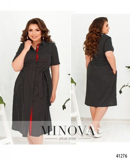 Платье 0135-черный Minova Фото 1