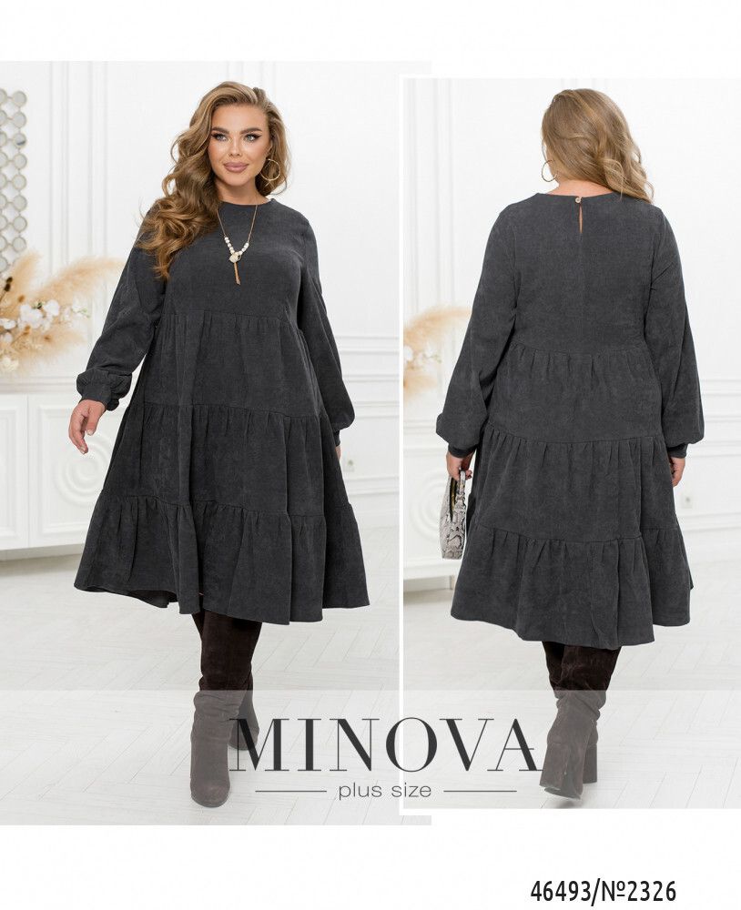 Платье 2326-графит Minova