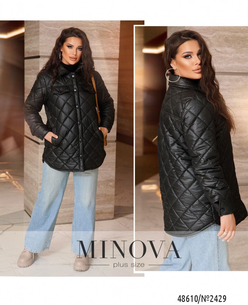 Куртка 2429-черный Minova