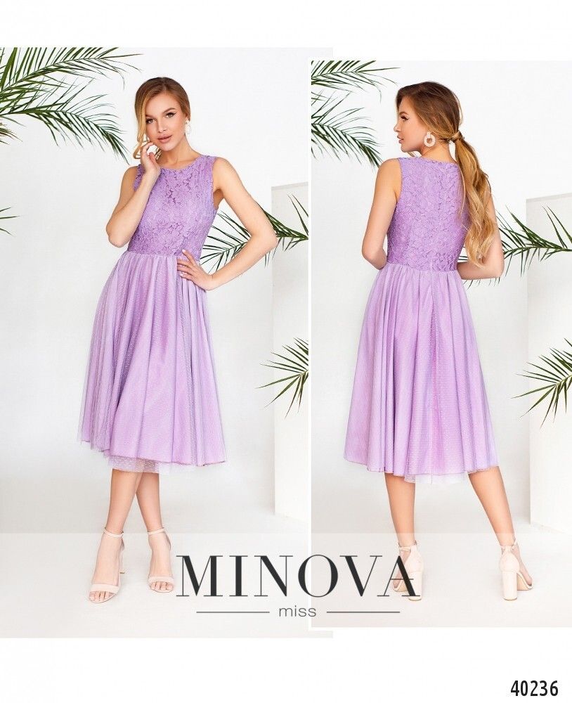 Платье 3143-сиреневый Minova