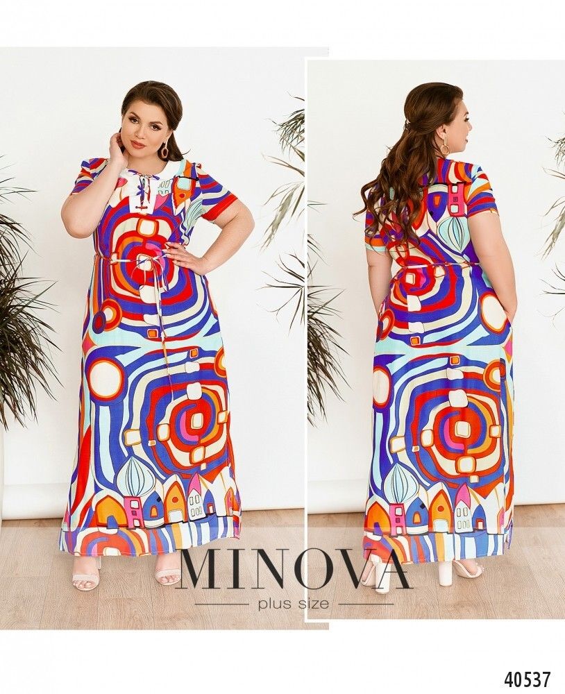Платье 440Б-электрик Minova