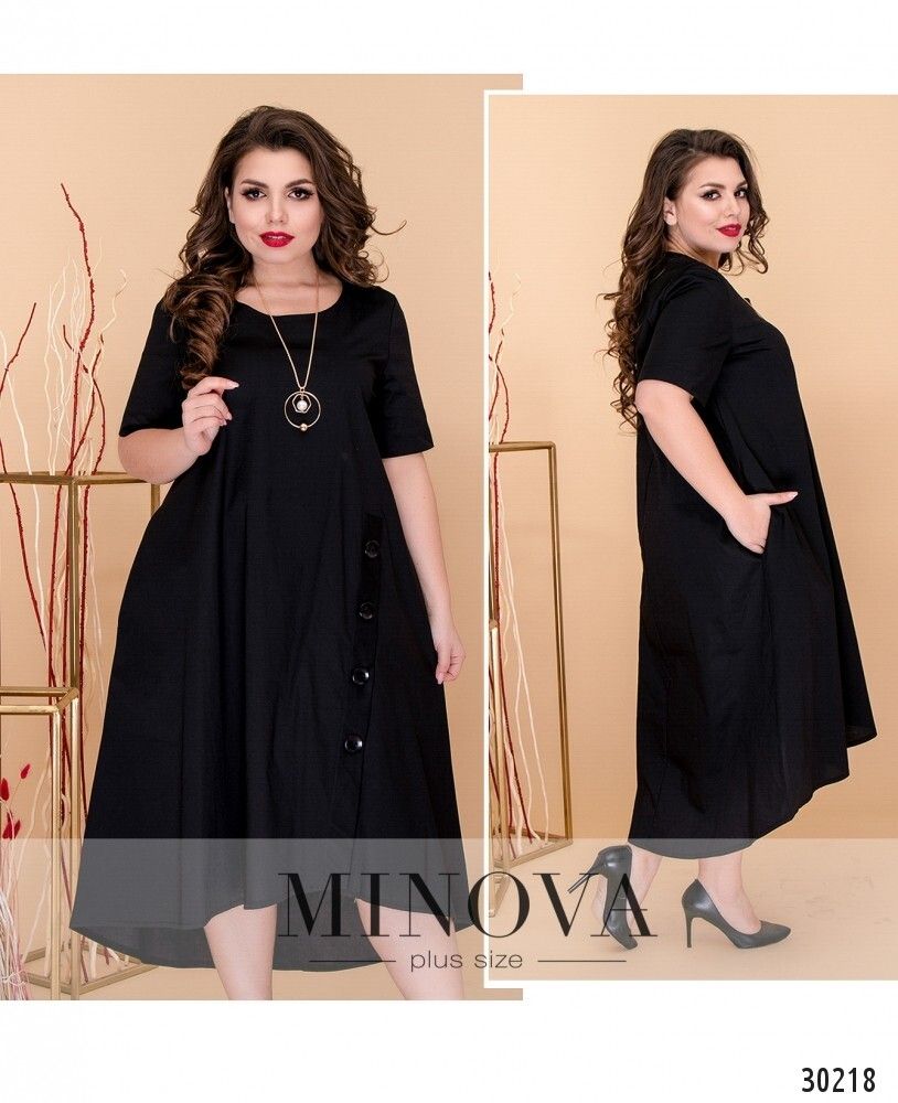 Платье 8606-черный Minova
