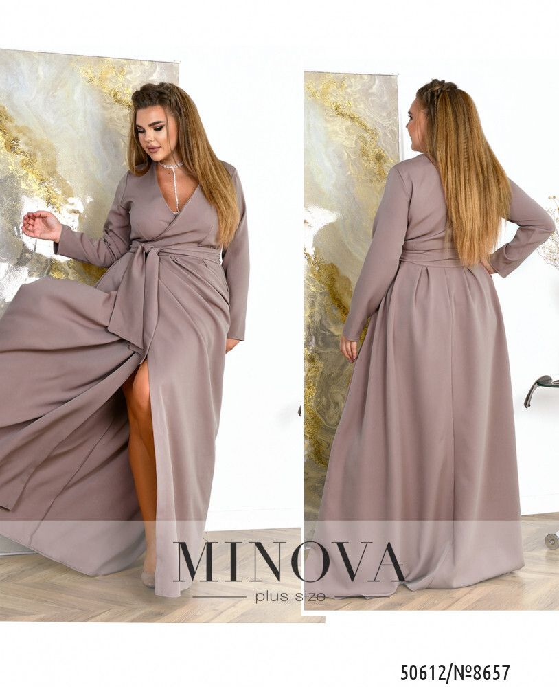 Платье 8657-мокко Minova