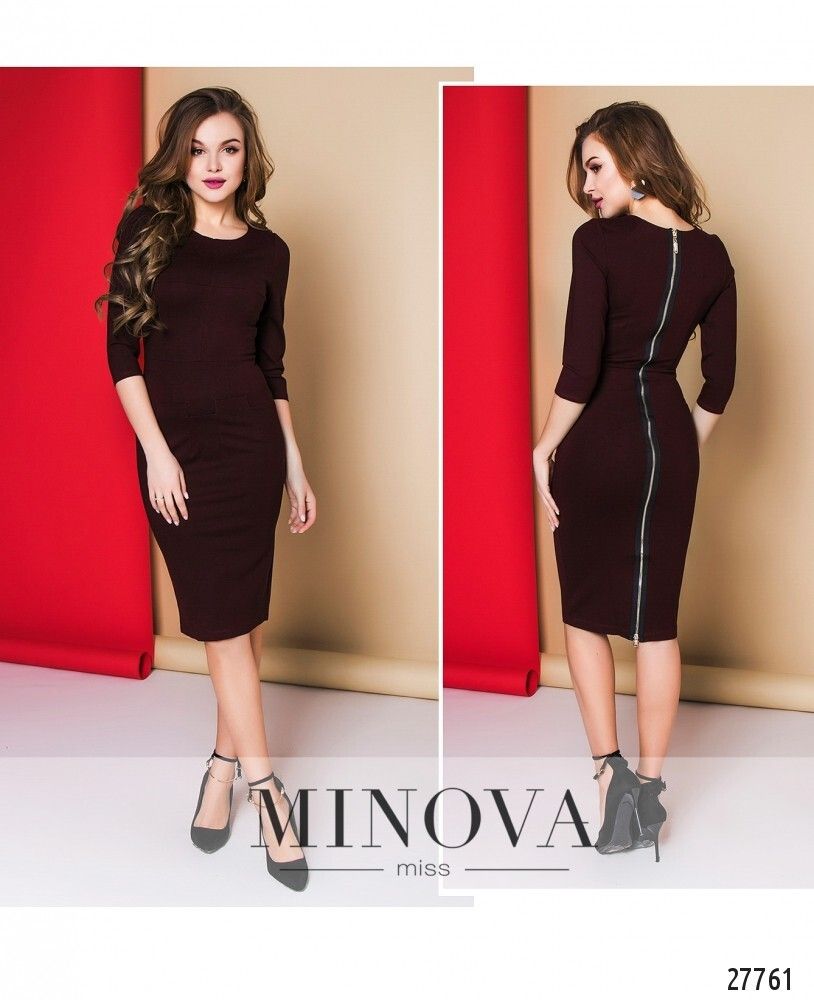 Платье 1017-марсала Minova