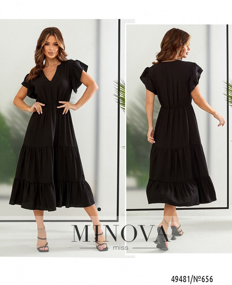 Платье 656-черный Minova