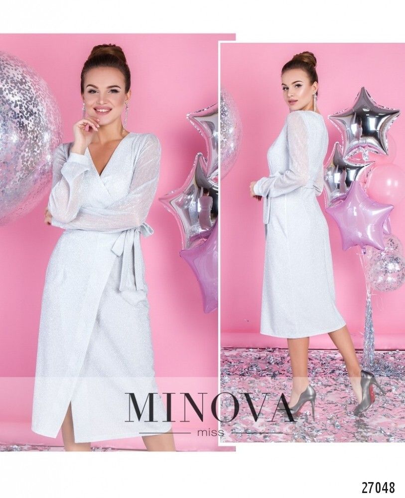 Платье 1120-белый Minova