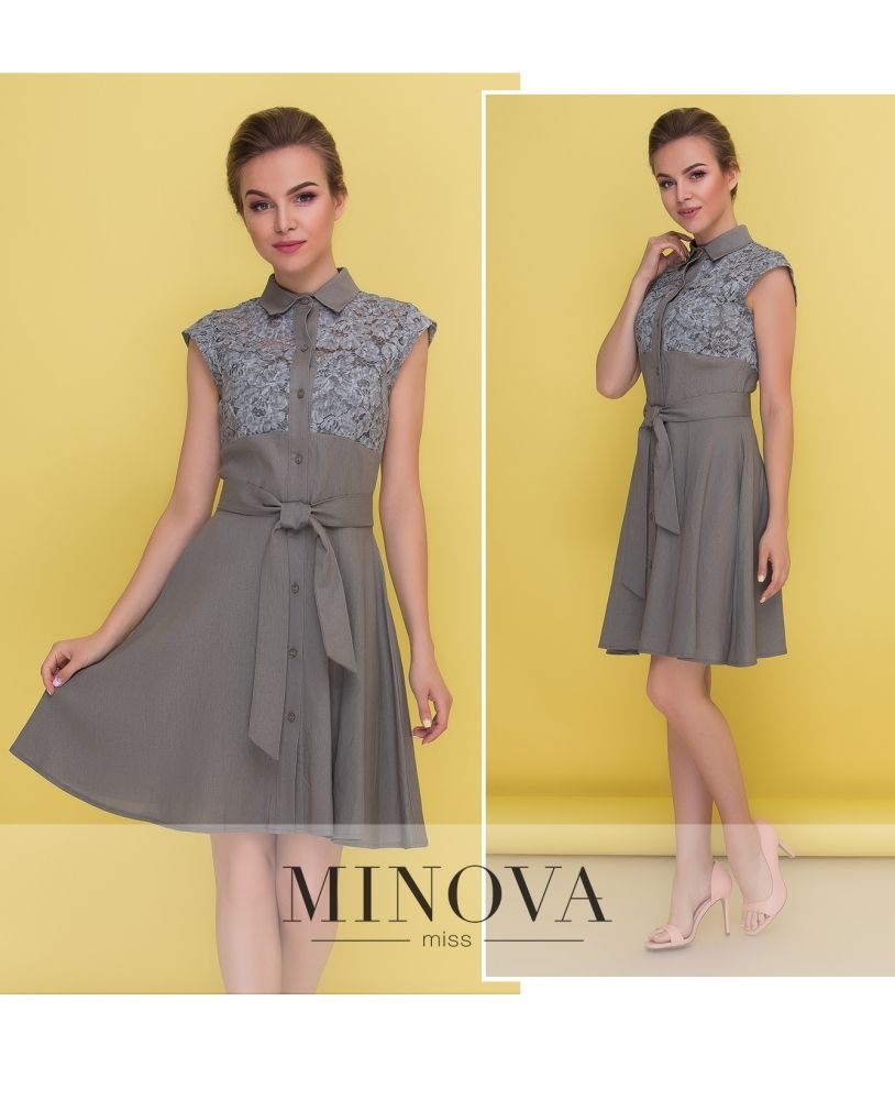 Платье 1041-хаки Minova