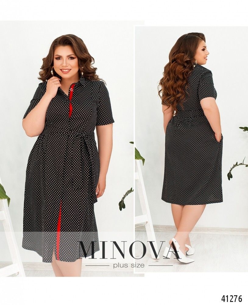 Платье 0135-черный Minova