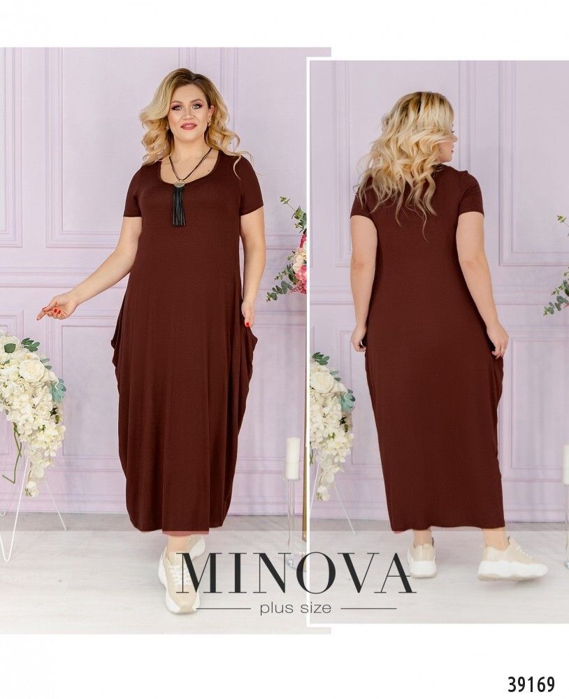 Платье 168-шоколад Minova