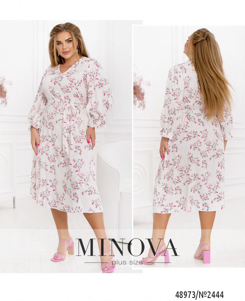 Платье 2444-белый Minova
