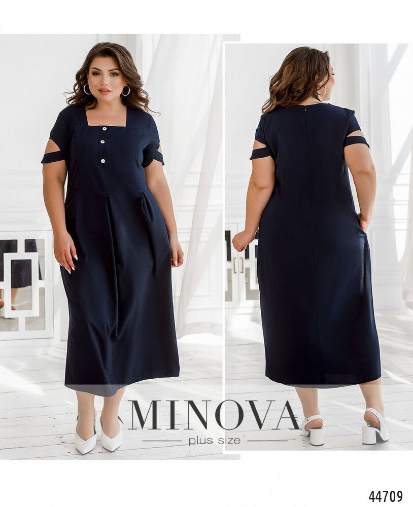 Платье 8-290-синий Minova