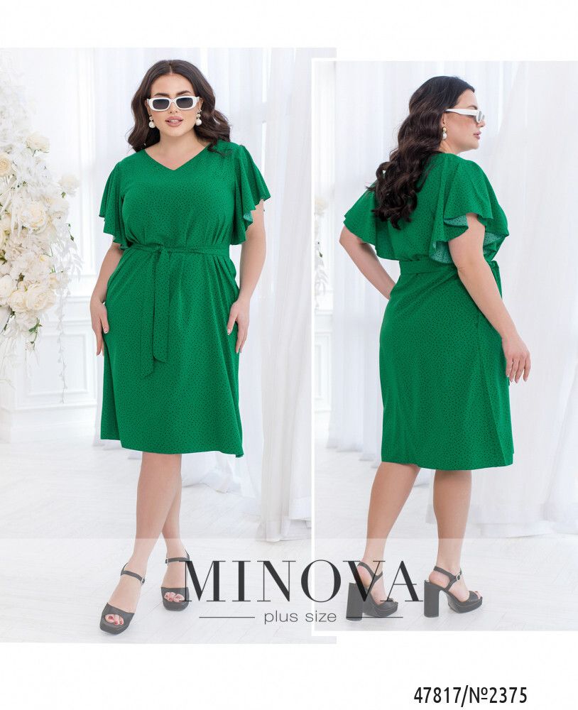 Платье 2375-Зеленый Minova