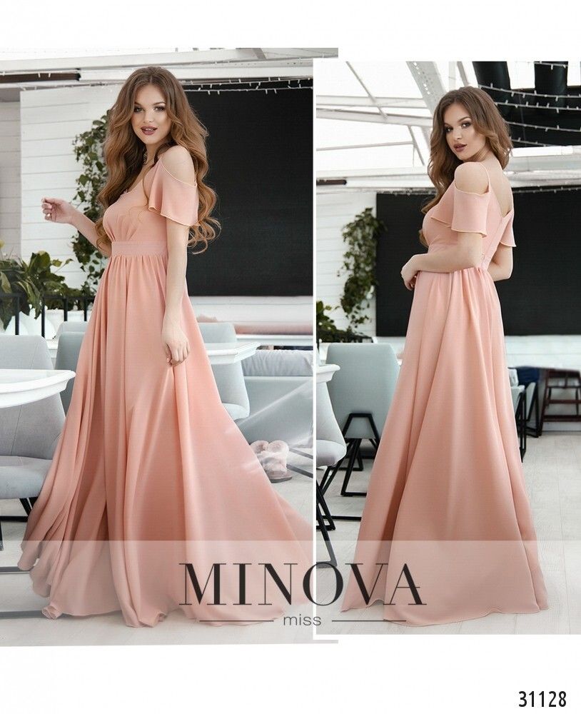 Платье 3118-пудра Minova