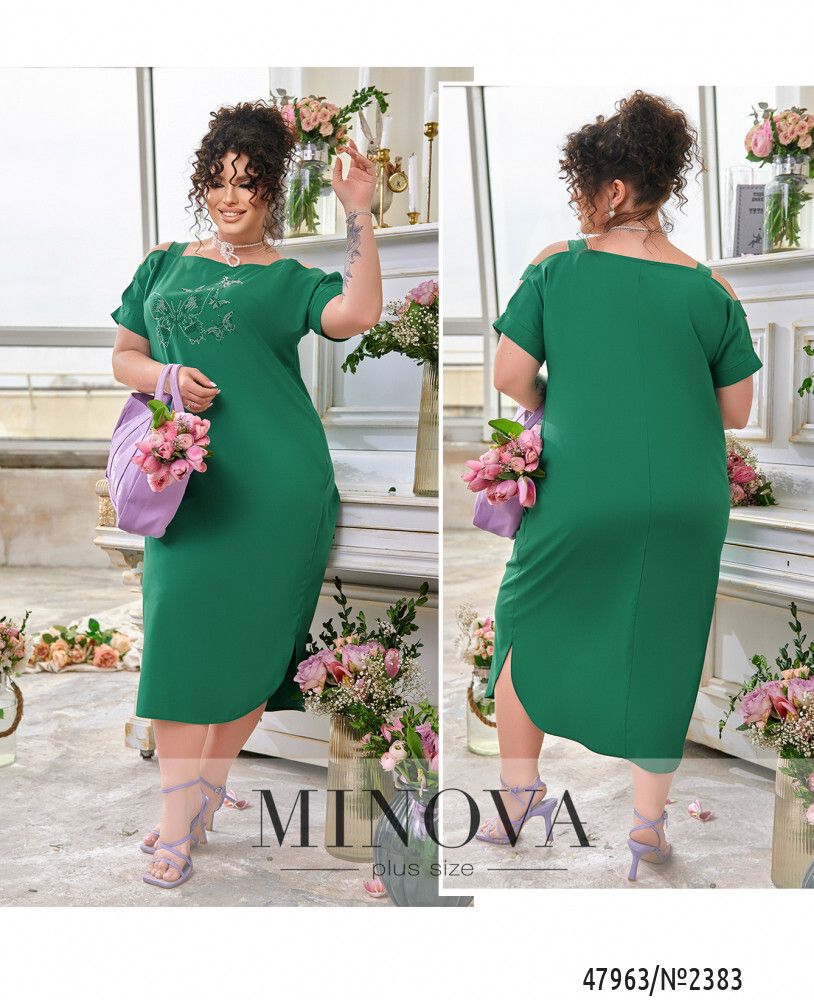 Платье 2383-зелений Minova