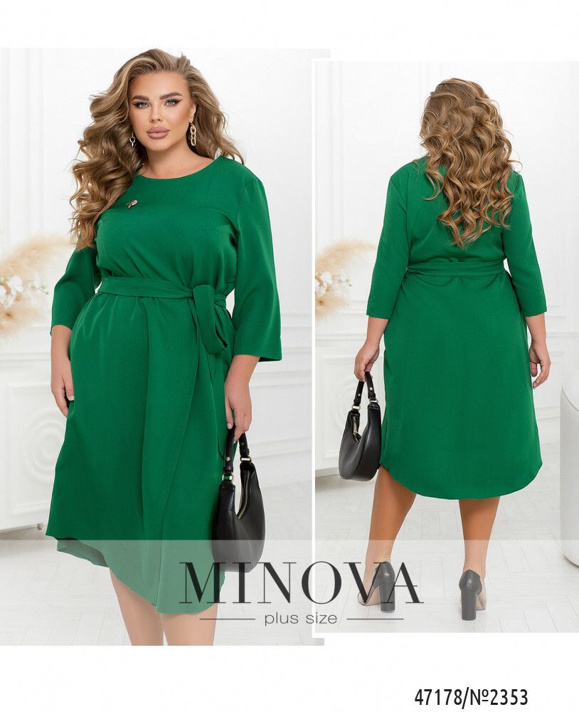 Платье 2353-зеленый Minova