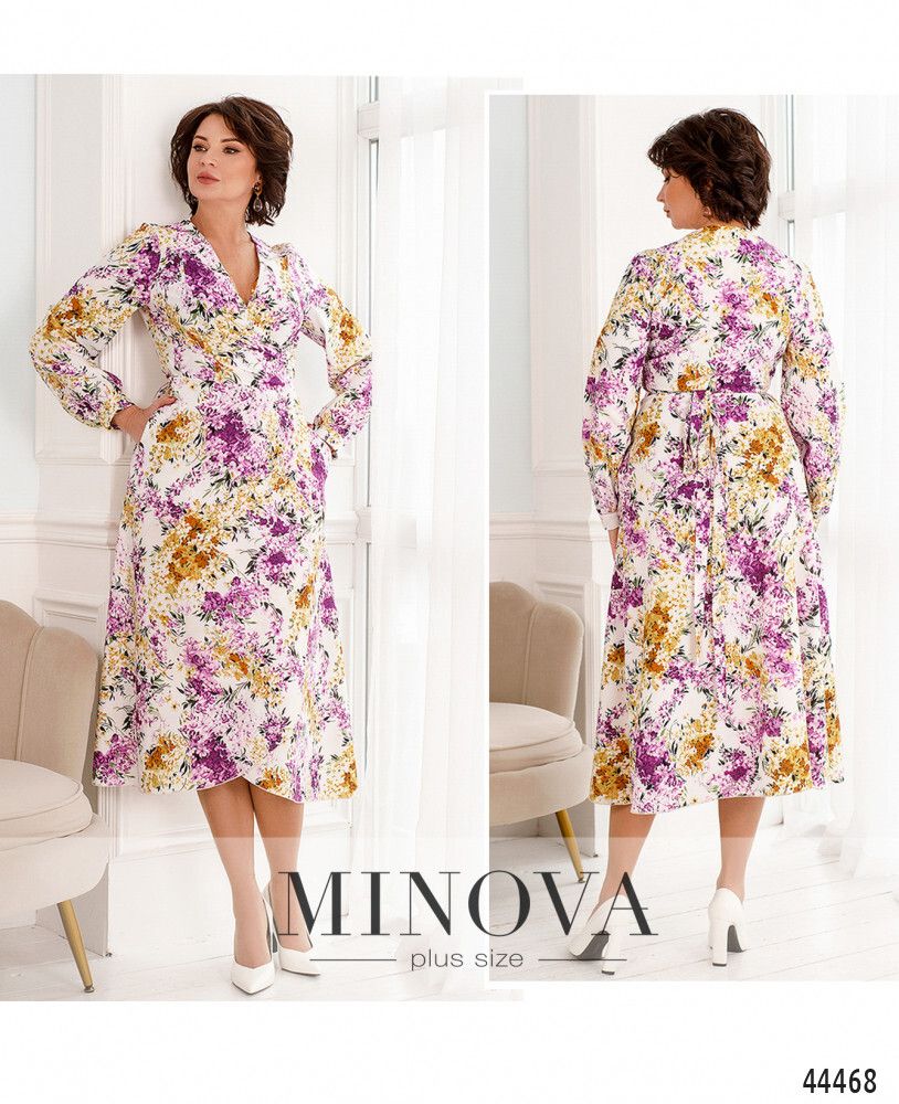 Платье 2242-белый Minova