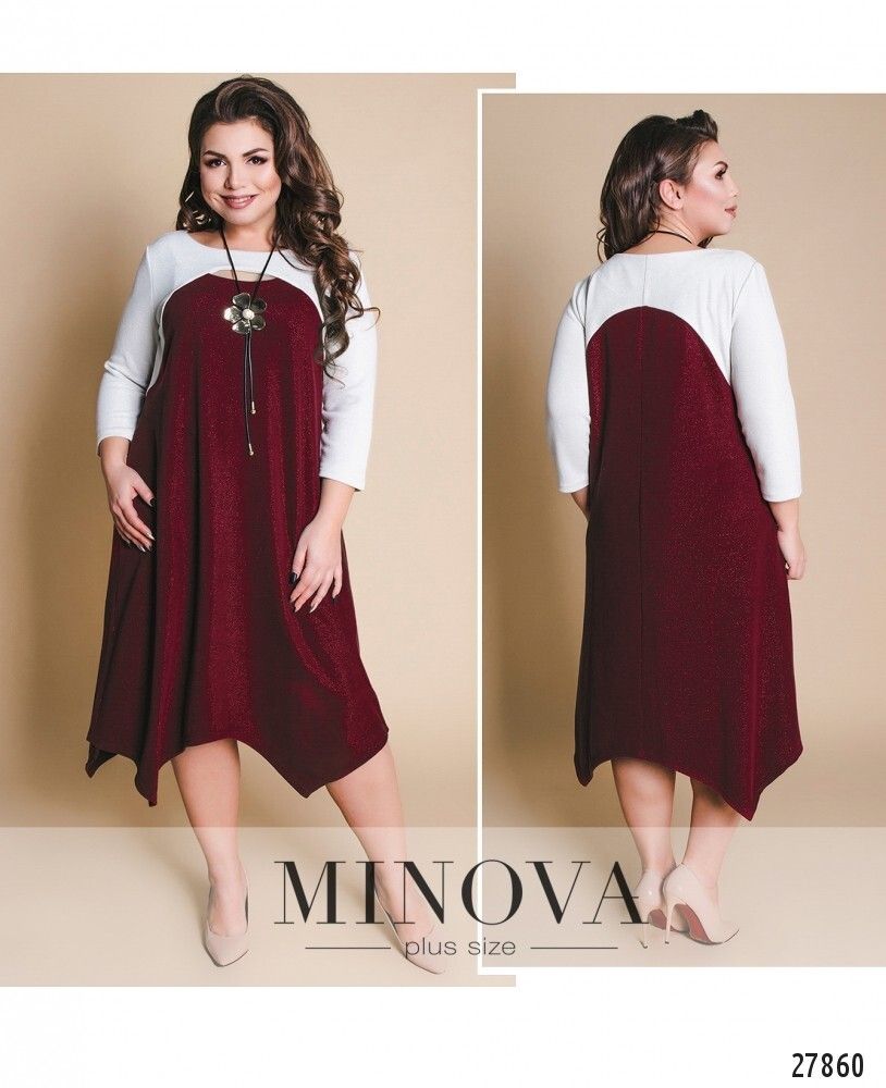Платье 17-95-марсала Minova