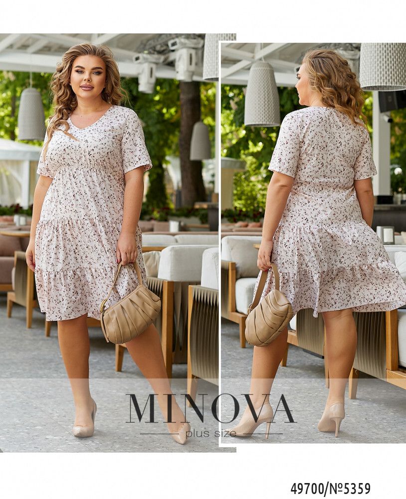 Платье 5359-молочный Minova