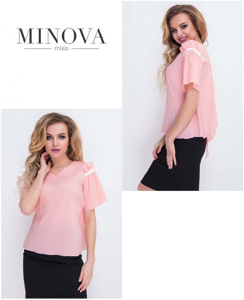 Блуза 8562-персик Minova