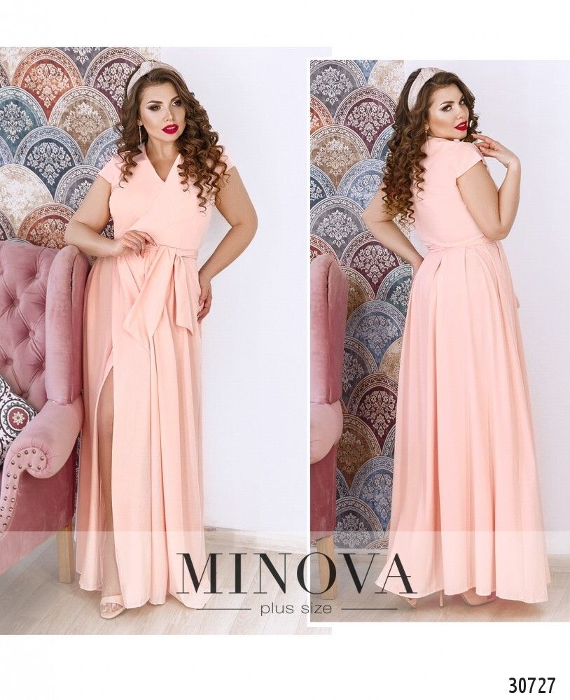 Платье 8573-1-пудра Minova