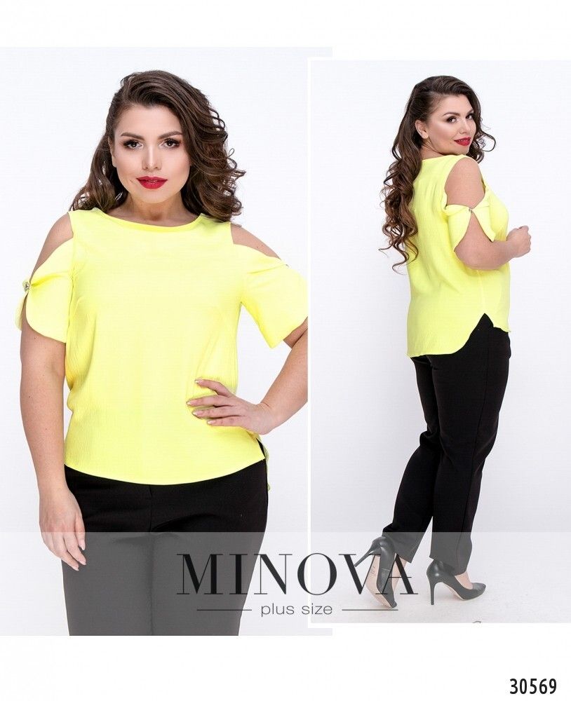 Блуза 4087-желтый Minova