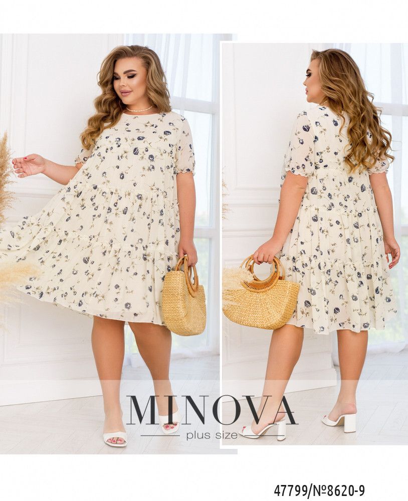 Платье 8620-9-молоко Minova
