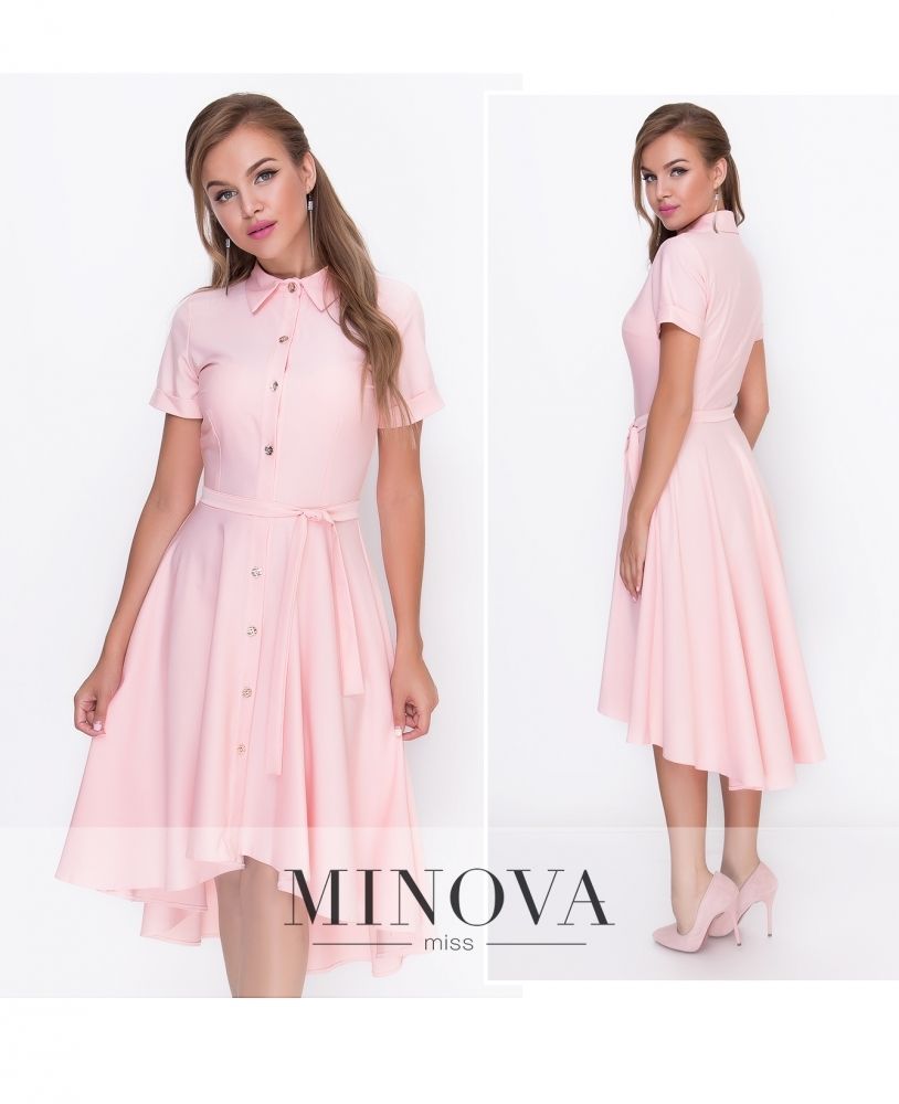 Платье 8572-1-пудра Minova