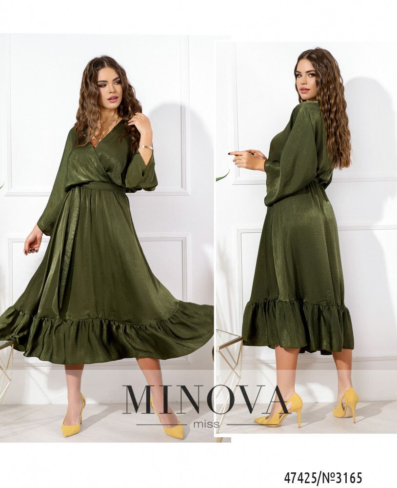 Платье 3165-хаки Minova