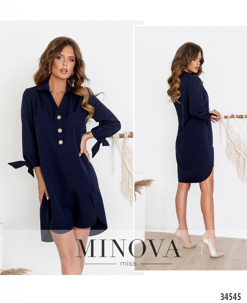 Платье 3127Н-синий Minova