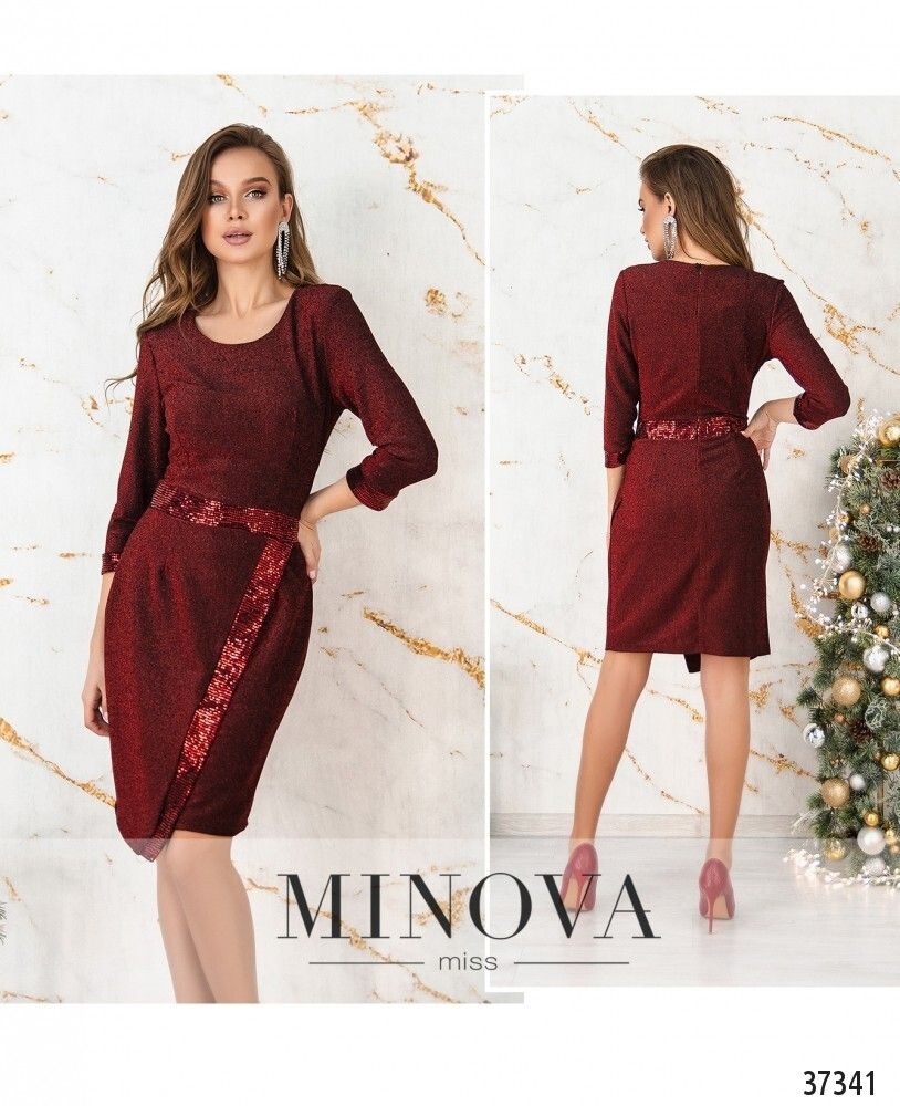Платье 1125-красный Minova
