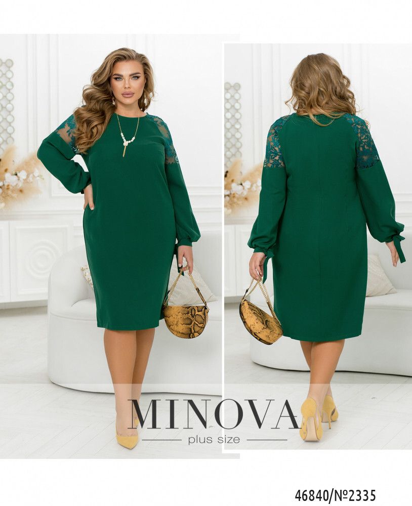 Платье 2335-зеленый Minova