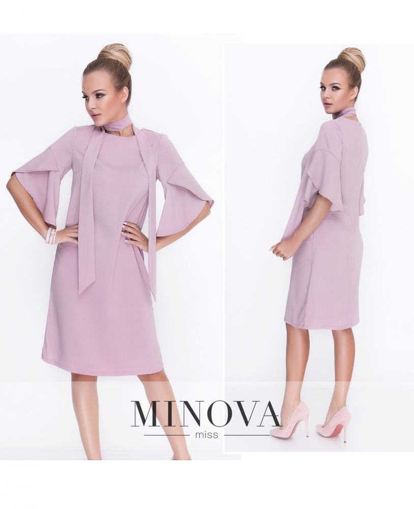 Платье 3101-розовый Minova