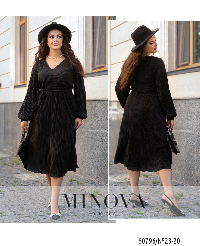 Платье 23-20-черный Minova