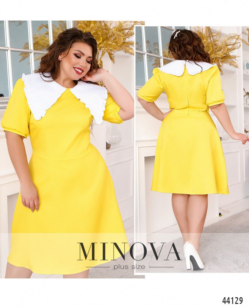 Платье 820-желтый Minova