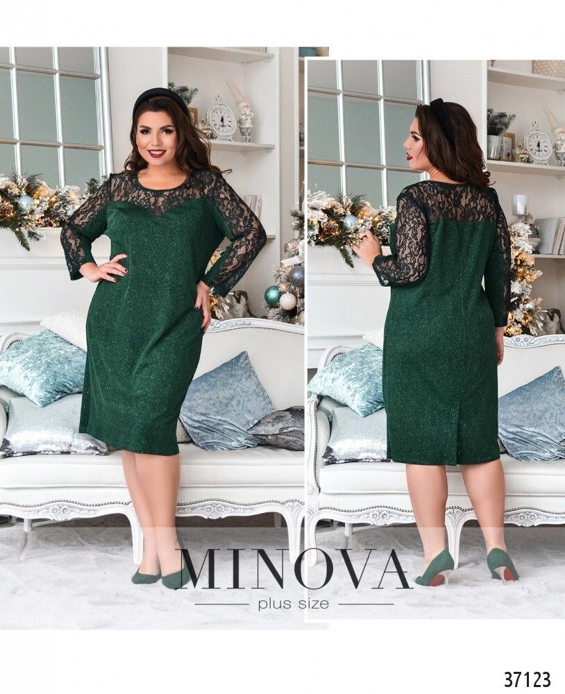 Платье 149Б-зеленый Minova