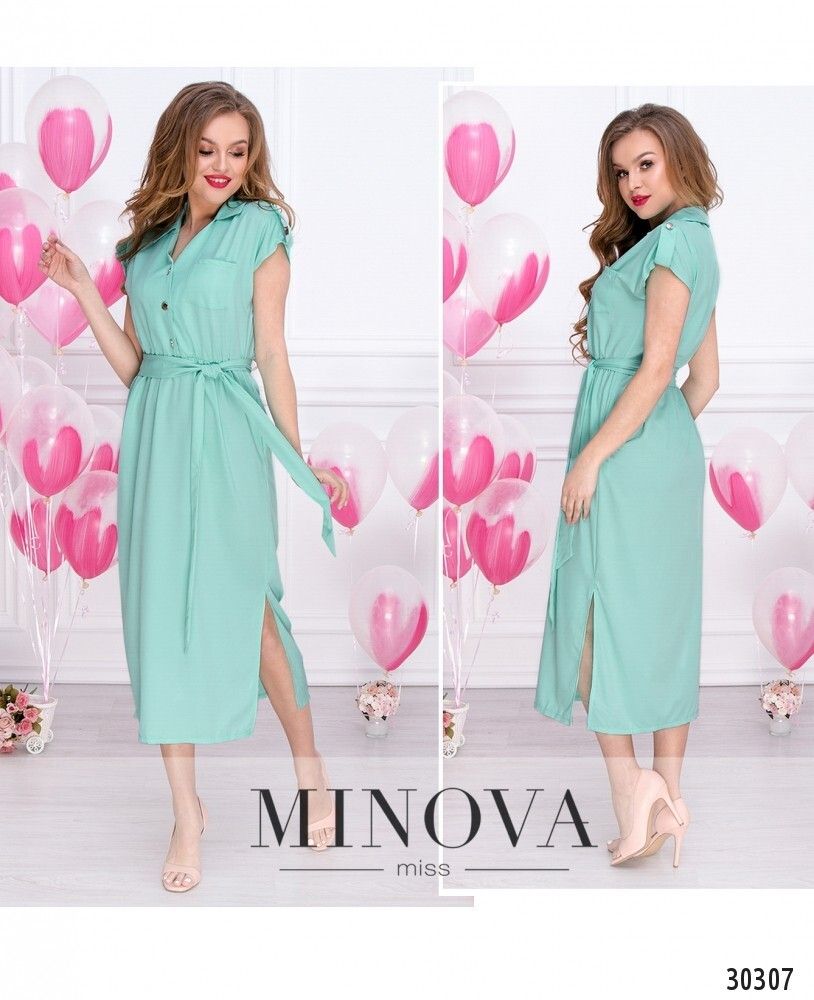 Платье 8580-1-ментол Minova
